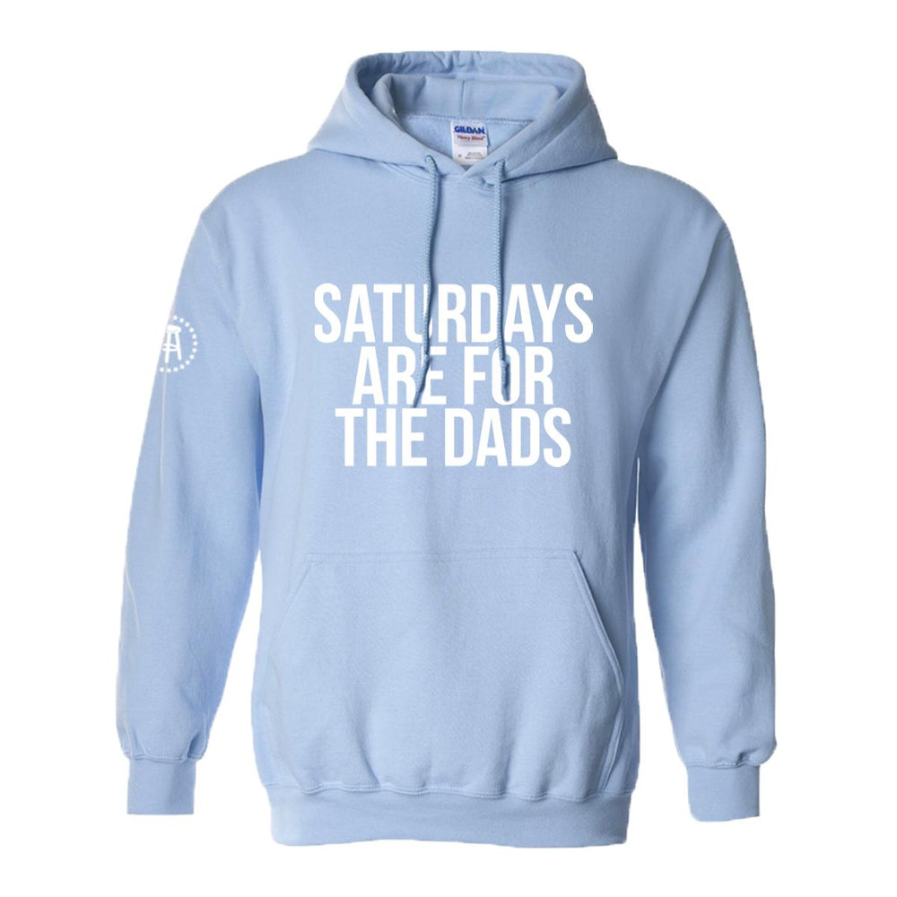 Saturdays Are For The Dads Hoodie-Hoodies & Sweatshirts-SAFTB-Light Blue-S-Barstool Sports
