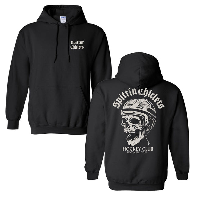 Spittin Chiclets Skull Hoodie-Hoodies & Sweatshirts-Spittin Chiclets-Black-S-Barstool Sports