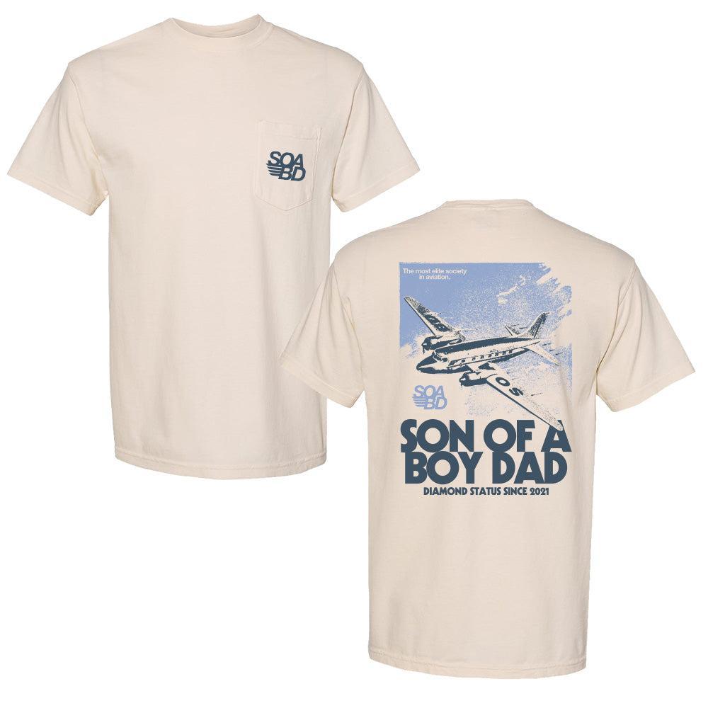 SOABD Airline Pocket Tee-T-Shirts-Son of a Boy Dad-Ivory-S-Barstool Sports