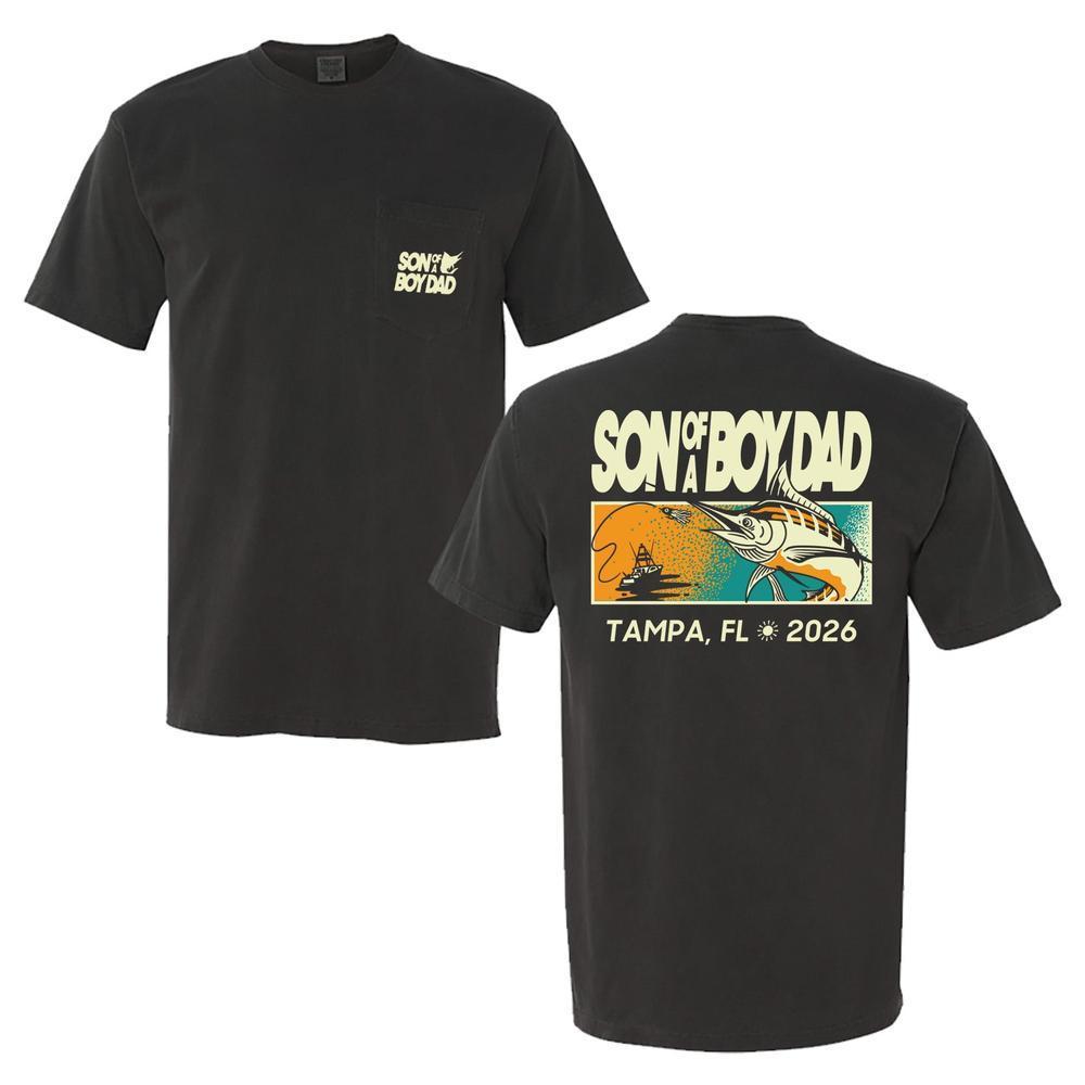 Son of a Boy Dad Fish Pocket Tee-T-Shirts-Son of a Boy Dad-Black-S-Barstool Sports