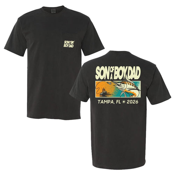 Son of a Boy Dad Fish Pocket Tee-T-Shirts-Son of a Boy Dad-Black-S-Barstool Sports