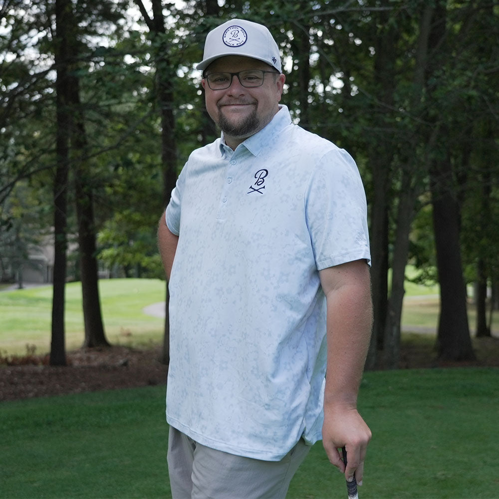Barstool Golf x Adidas ULTIMATE365+ Butterspun Mighty Blossom Polo-Polos-Fore Play-Barstool Sports