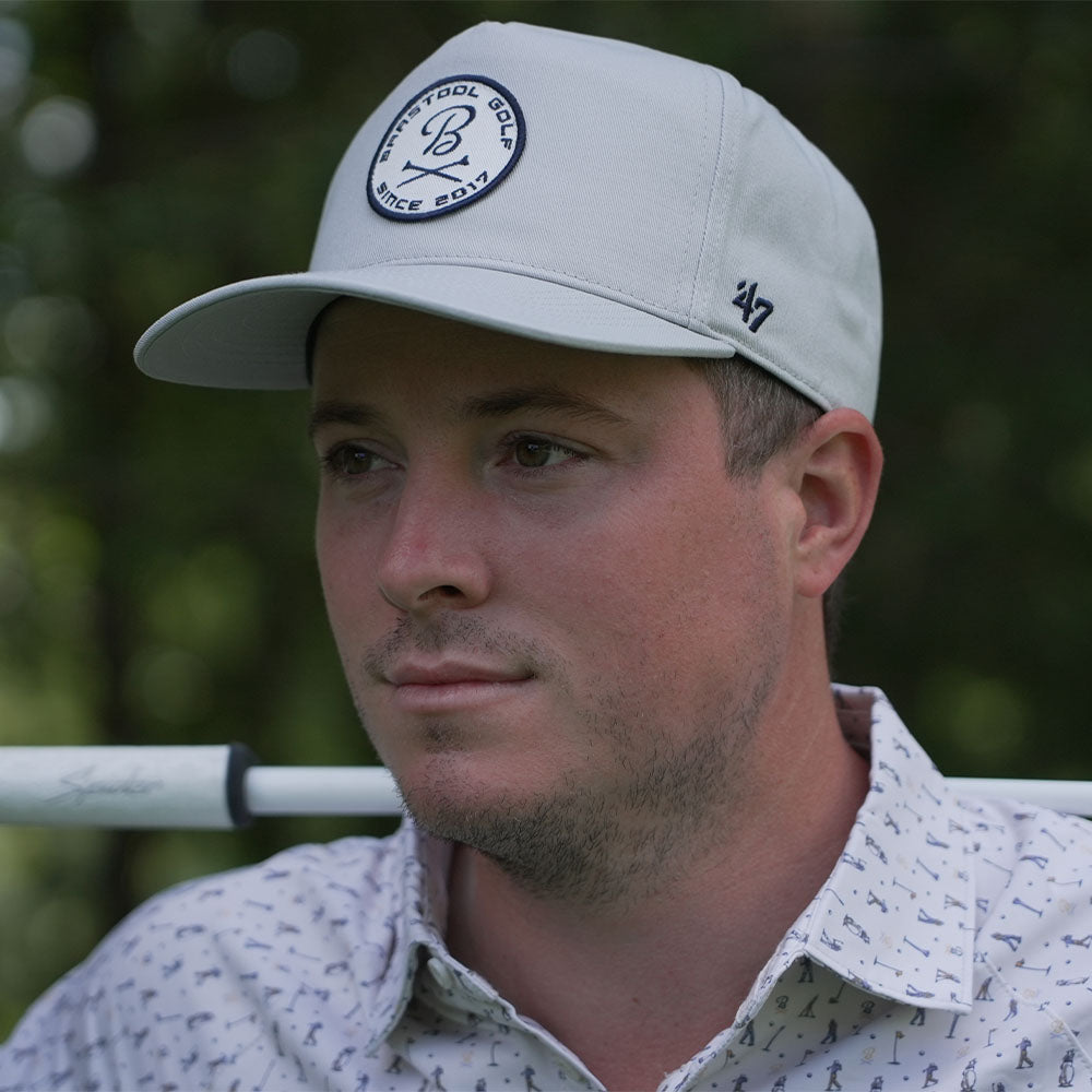 Barstool Golf Patch '47 HITCH Snapback Hat-Hats-Fore Play-Barstool Sports