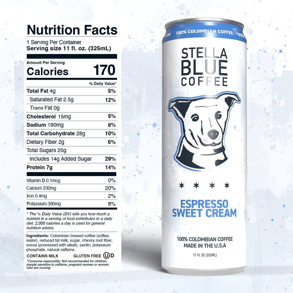 Sweet Cream Canned Latte 4 Pack-Coffee-Pardon My Take-Barstool Sports