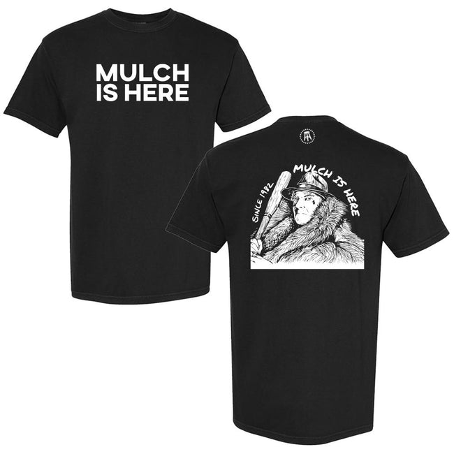 Mulch Is Here II Tee-T-Shirts-Barstool Sports-Black-S-Barstool Sports