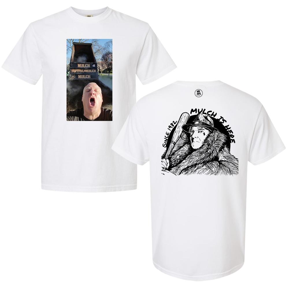 Stu Mulch Truck Tee-T-Shirts-Barstool Sports-White-S-Barstool Sports