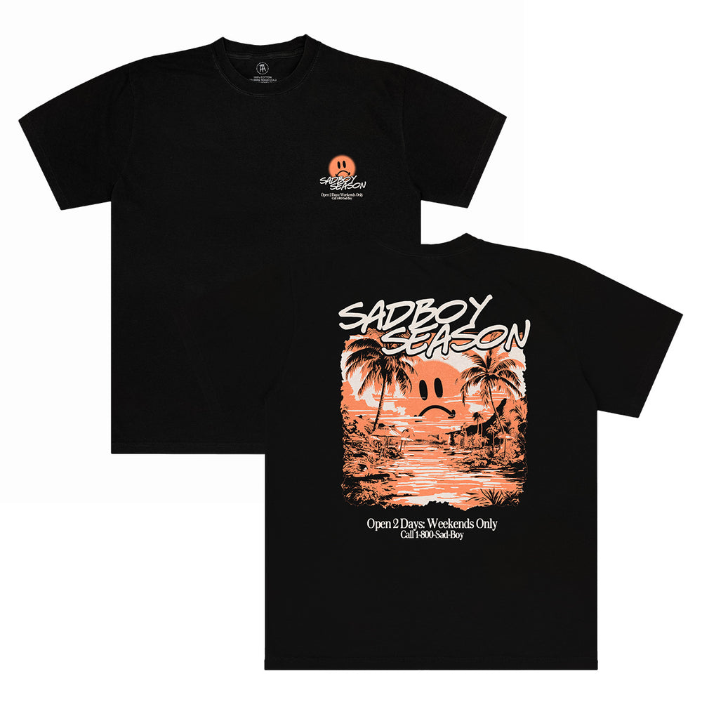 Sadboy Sunrise Tee-T-Shirts-KFC Radio-Black-S-Barstool Sports