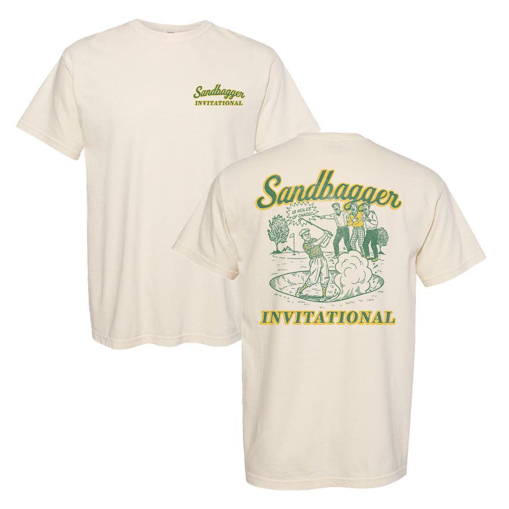 Sandbagger Invitational Tee-T-Shirts-Spittin Chiclets-Ivory-S-Barstool Sports