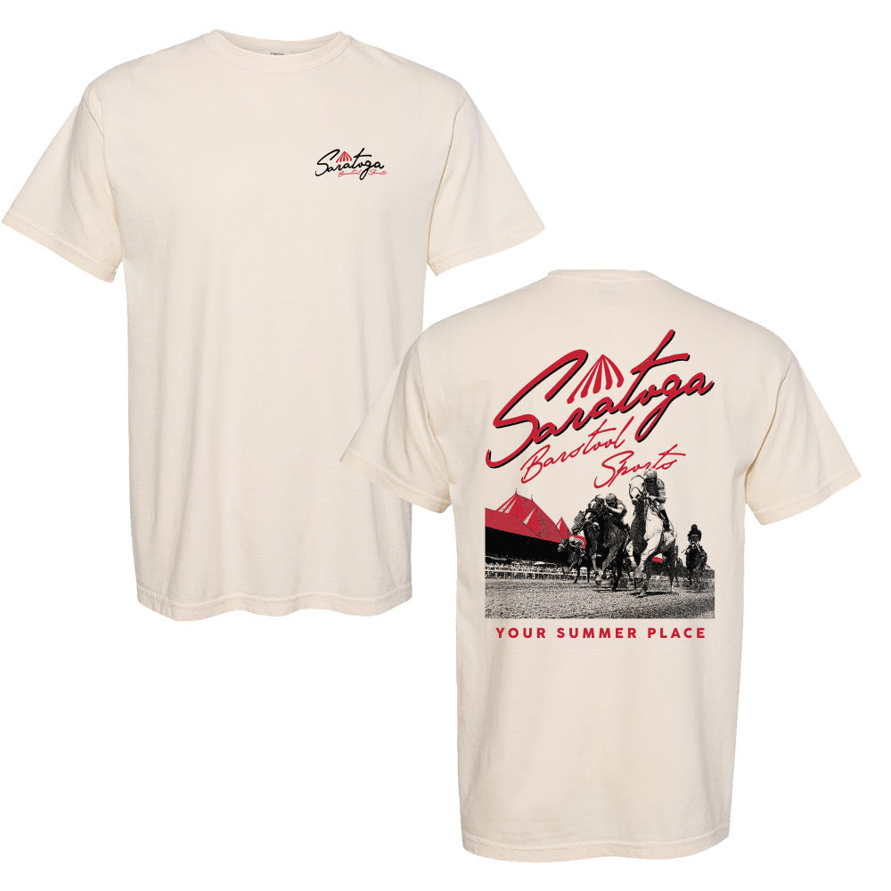 2026 Saratoga x Barstool Sports Summer Place Graphic Tee-T-Shirts-Barstool Sports-Ivory-S-Barstool Sports