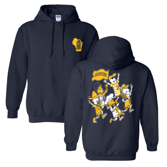 Sausage World Champions Hoodie-Hoodies & Sweatshirts-Barstool Sports-Navy-S-Barstool Sports