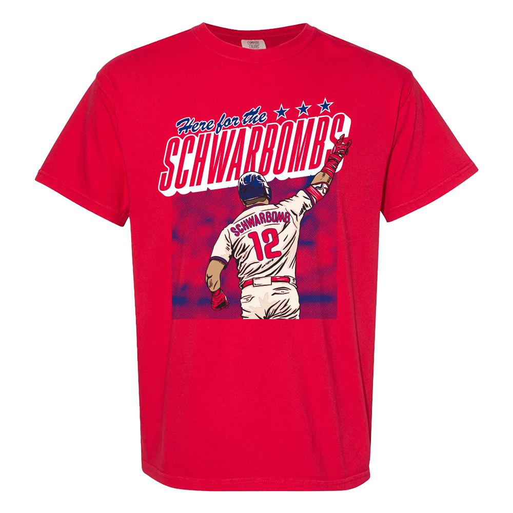 Here for the S Tee-T-Shirts-Barstool Sports-Red-S-Barstool Sports