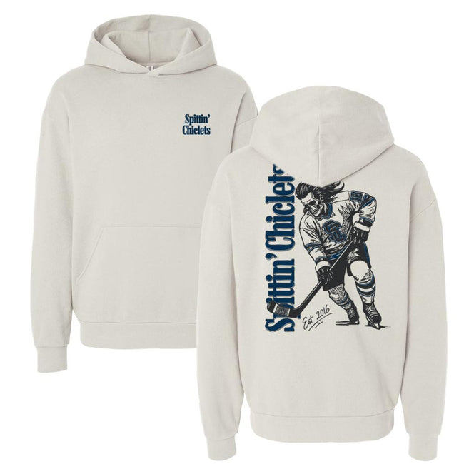 Spittin Chiclets Skullet Vertical Hoodie-Hoodies & Sweatshirts-Spittin Chiclets-Ivory-S-Barstool Sports