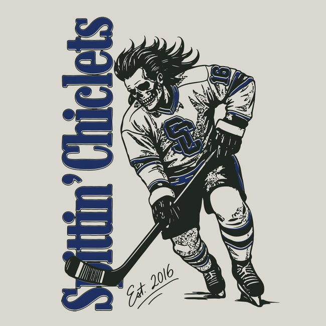 Spittin Chiclets Skullet Vertical Hoodie-Hoodies & Sweatshirts-Spittin Chiclets-Barstool Sports