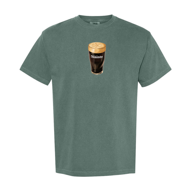 Sláinte Beer Tee-T-Shirts-In The Slot-Green-S-Barstool Sports