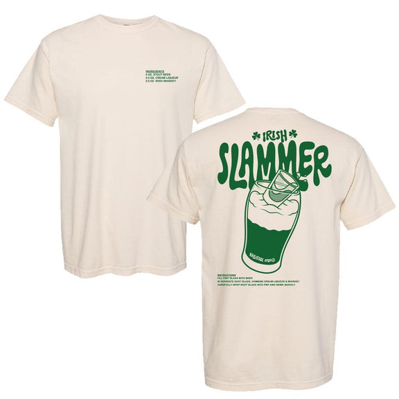 Irish Slammer Tee-T-Shirts-Barstool Sports-Ivory-S-Barstool Sports