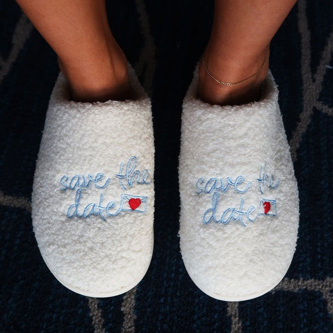 Save The Date Slippers-Footwear-Chicks in the Office-Barstool Sports