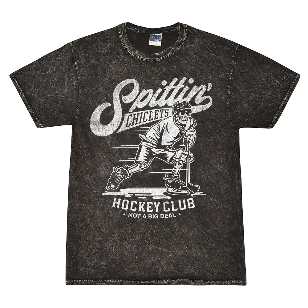 Spittin Chiclets Hockey Club Skel Tee-T-Shirts-Spittin Chiclets-Barstool Sports