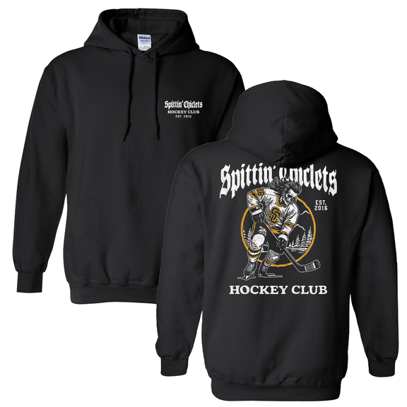 Spittin Chiclets Skullet Hoodie-Hoodies & Sweatshirts-Spittin Chiclets-Black-S-Barstool Sports