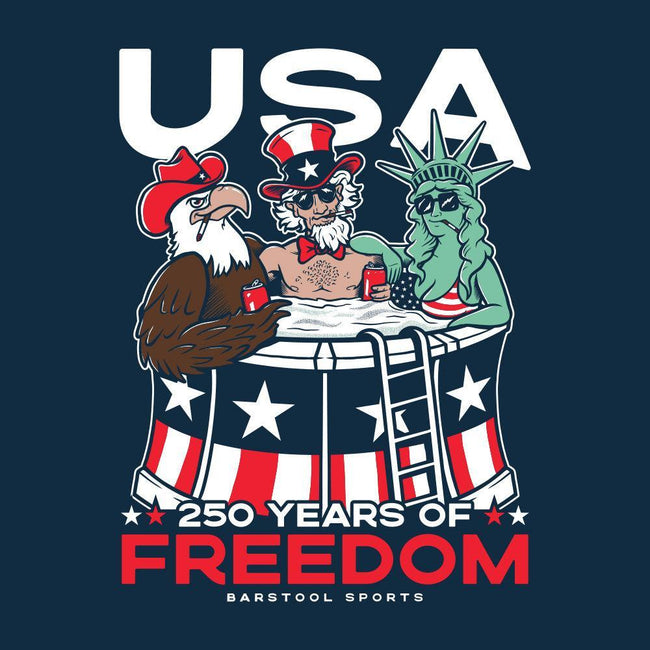 250 Years of Freedom Pocket Tee-T-Shirts-Barstool Sports-Barstool Sports