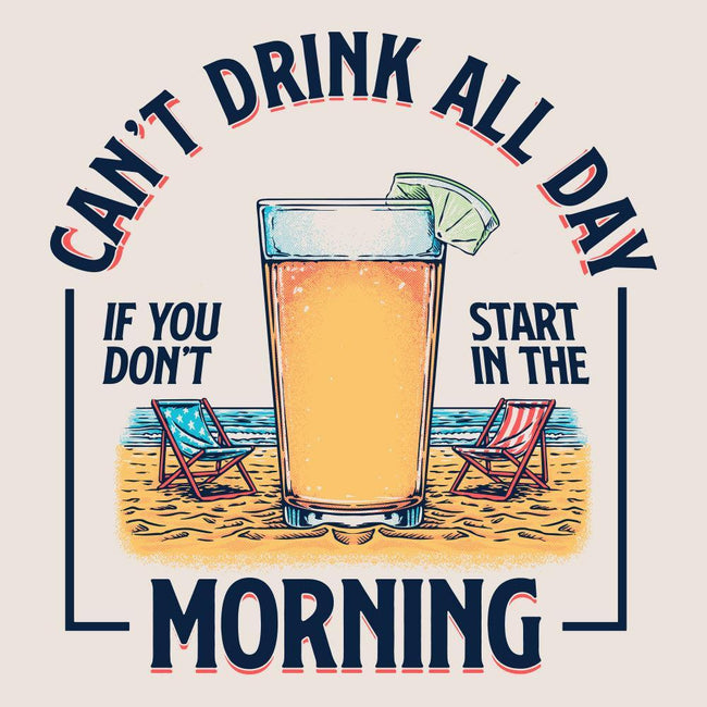 Can't Drink All Day Summer Pocket Tee-T-Shirts-Barstool Sports-Barstool Sports