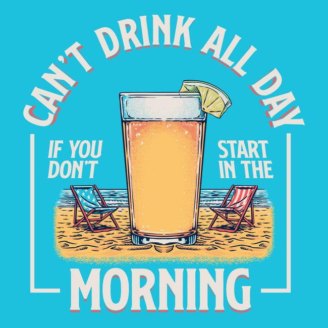 Can't Drink All Day Summer Pocket Tee-T-Shirts-Barstool Sports-Barstool Sports