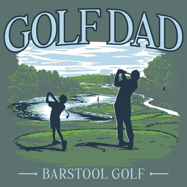Golf Dad Course Pocket Tee-T-Shirts-Fore Play-Barstool Sports