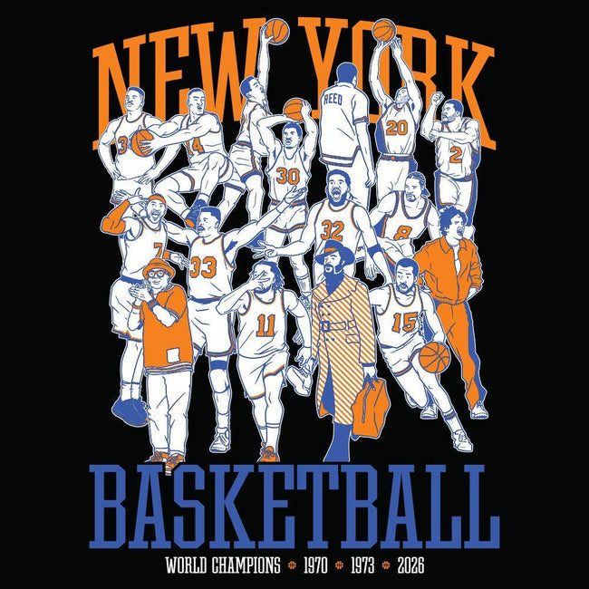 New York Basketball Champs Tee-T-Shirts-Barstool Sports-Barstool Sports