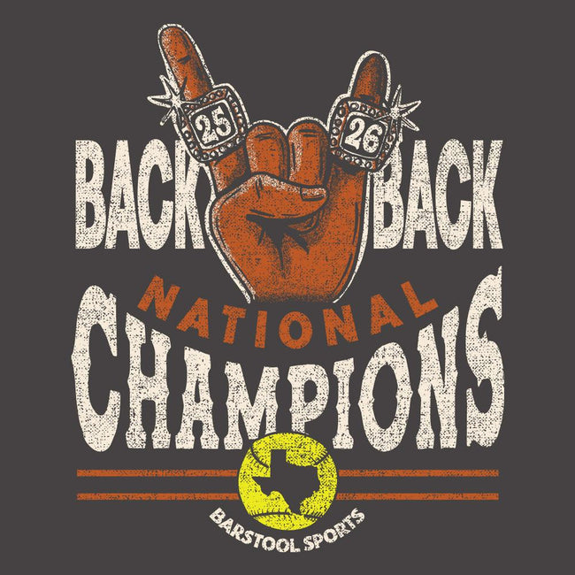 Back to Back Softball National Champions Pocket Tee-T-Shirts-Barstool U-Barstool Sports