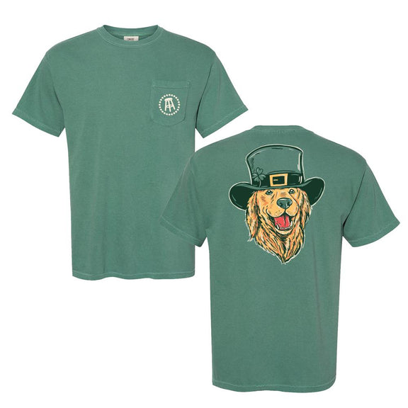 Leprechaun Dog Tee-T-Shirts-Barstool Sports-Green-S-Barstool Sports