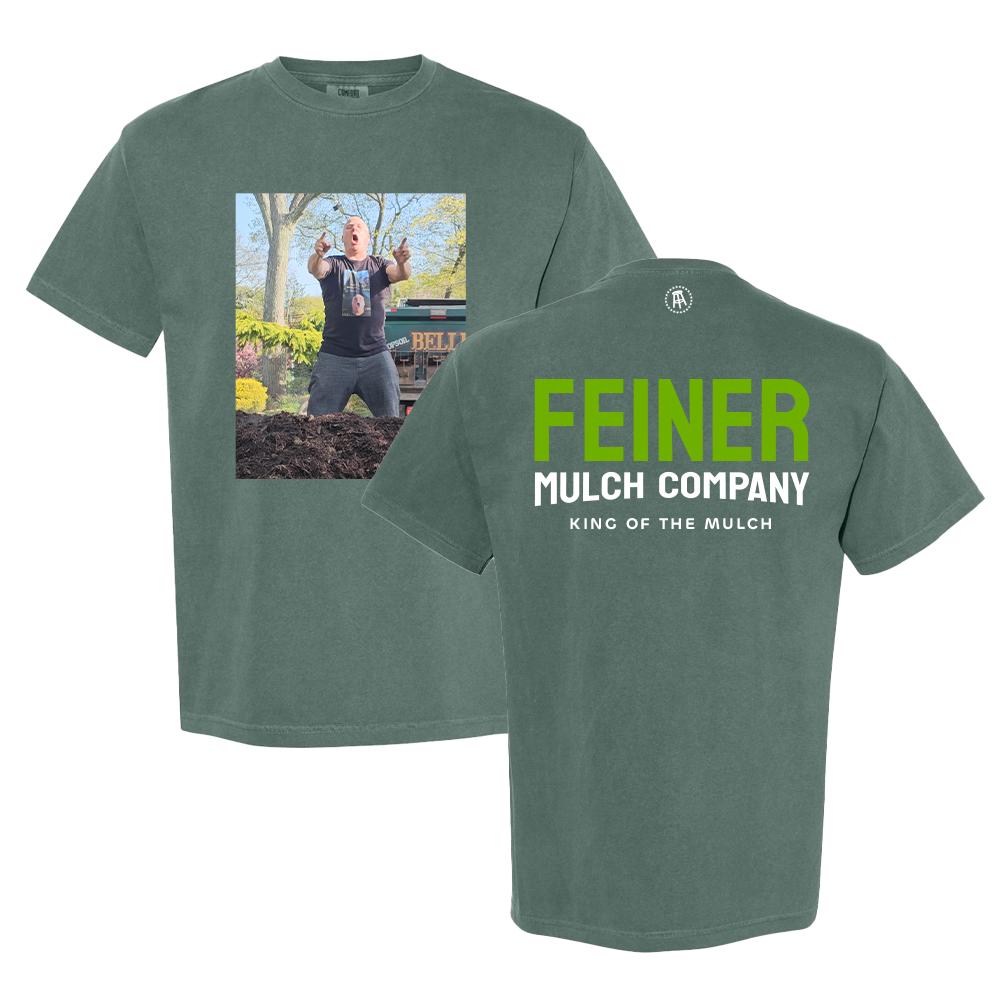 King Of The Mulch Tee-T-Shirts-Barstool Sports-Green-S-Barstool Sports