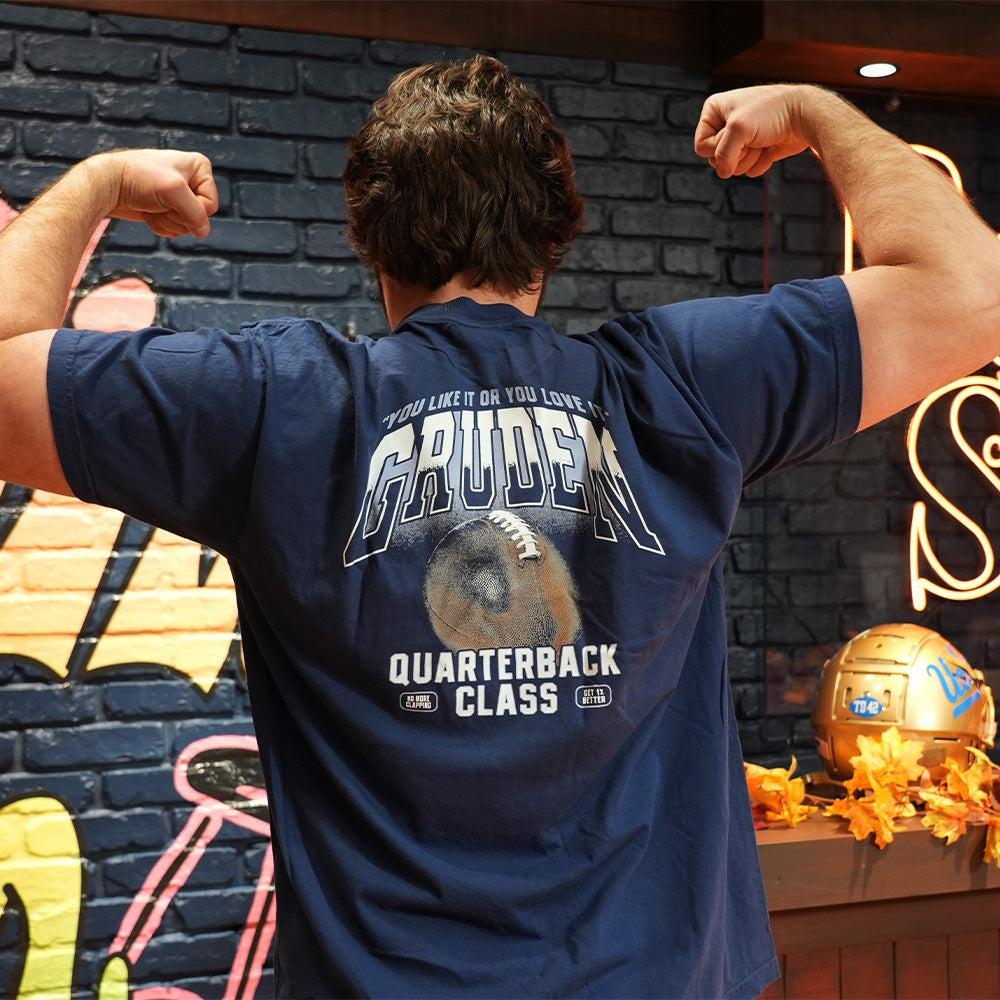 Gruden QB Class Pocket Tee-T-Shirts-Coach Gruden-Barstool Sports