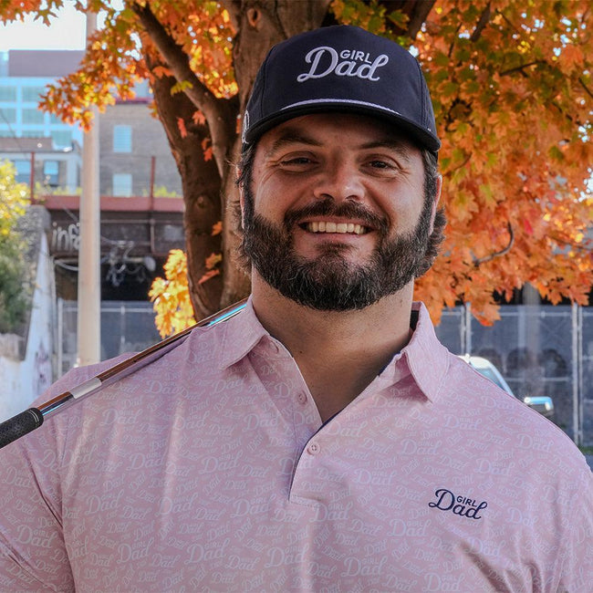 Girl Dad Printed Polo-Polos-Barstool Sports-Barstool Sports