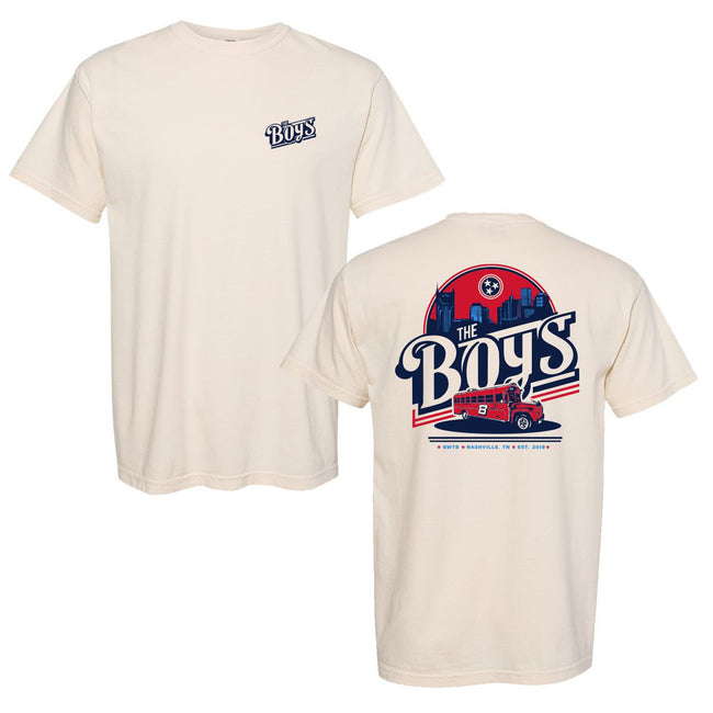 The Boys Nash Tee-T-Shirts-Bussin With The Boys-Ivory-S-Barstool Sports