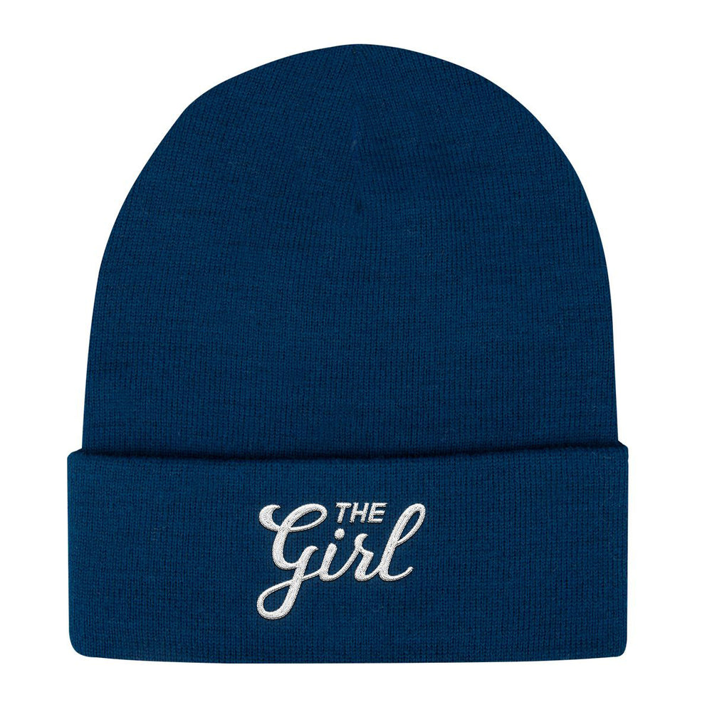 The Girl Beanie-Beanies-Bussin With The Boys-Navy-One Size-Barstool Sports