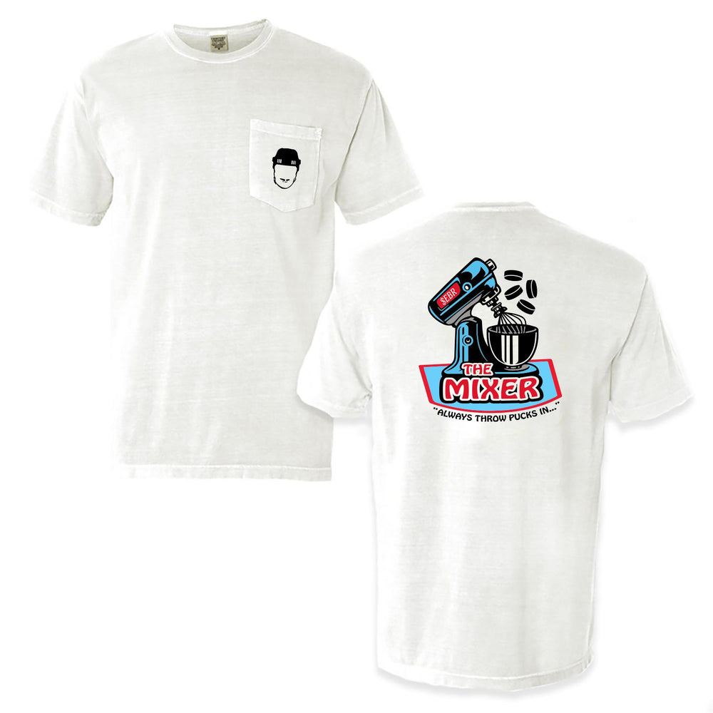 The Mixer Pocket Tee-T-Shirts-Spittin Chiclets-White-S-Barstool Sports