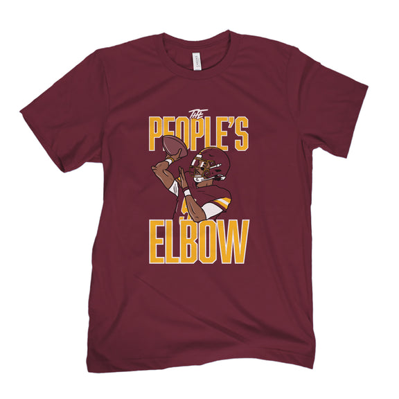 The People's Elbow Tee-T-Shirts-Pardon My Take-Maroon-S-Barstool Sports