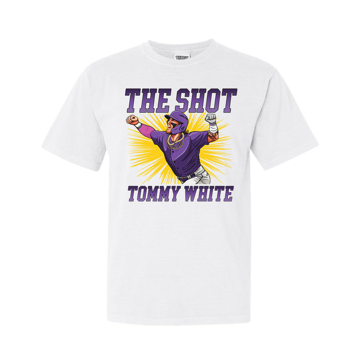 Tommy White The Shot Tee-T-Shirts-Barstool Athletes-S-White-Barstool Sports