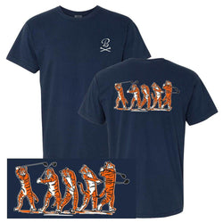 Barstool Golf Tiger Swing II Tee-T-Shirts-Fore Play-Navy-S-Barstool Sports