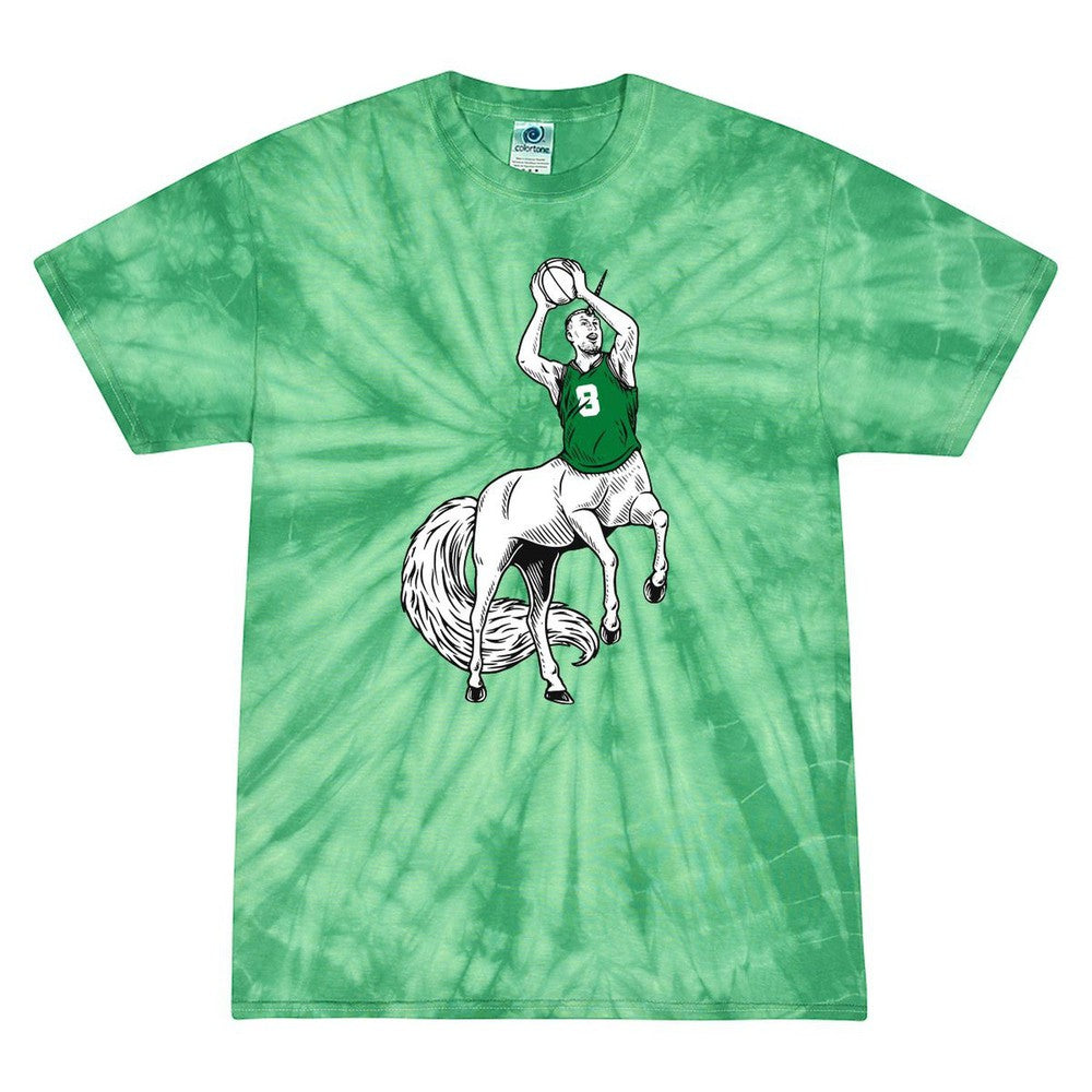 Unicorn #8 Tie Dye Tee-T-Shirts-Pardon My Take-Green-S-Barstool Sports