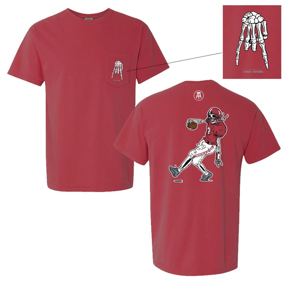 Tuck Fexas Tee-T-Shirts-Barstool U-Crimson-S-Barstool Sports