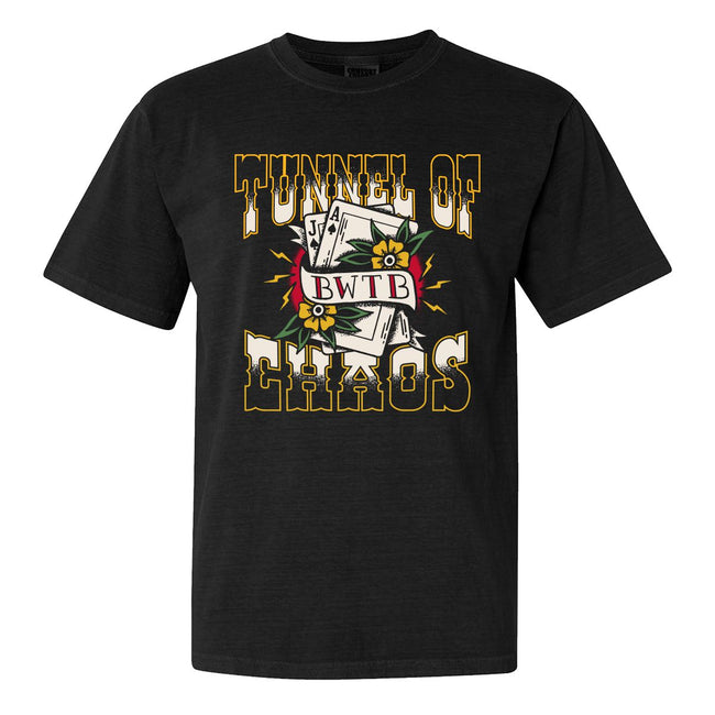 Tunnel of Chaos Tee-T-Shirts-Bussin With The Boys-Black-S-Barstool Sports