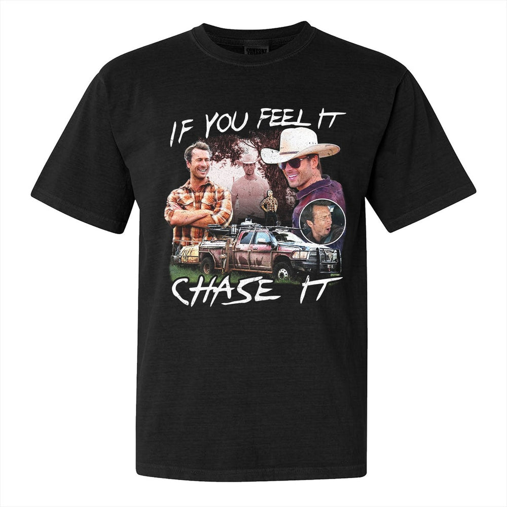 If You Feel It Chase It Tee-T-Shirts-KFC Radio-Black-S-Barstool Sports