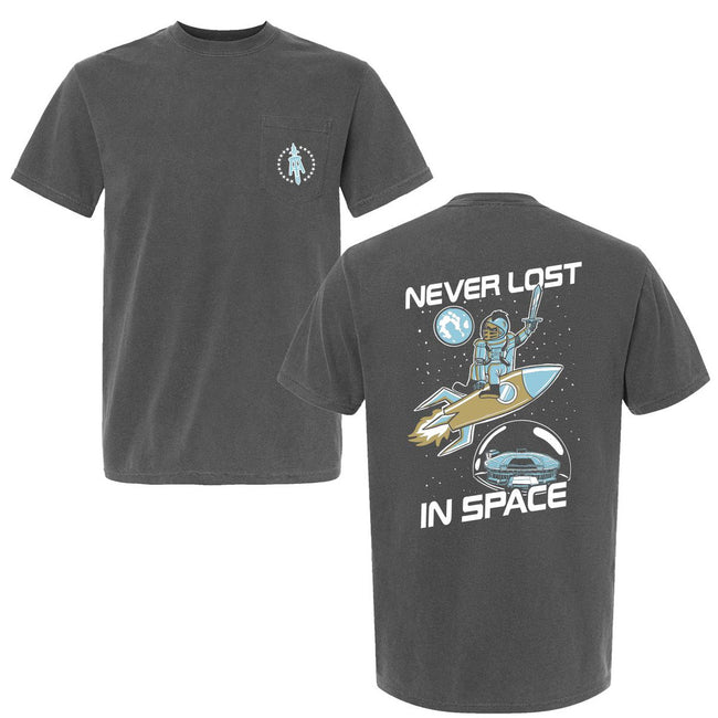 Never Lost In Space Pocket Tee-T-Shirts-Barstool U-Grey-S-Barstool Sports