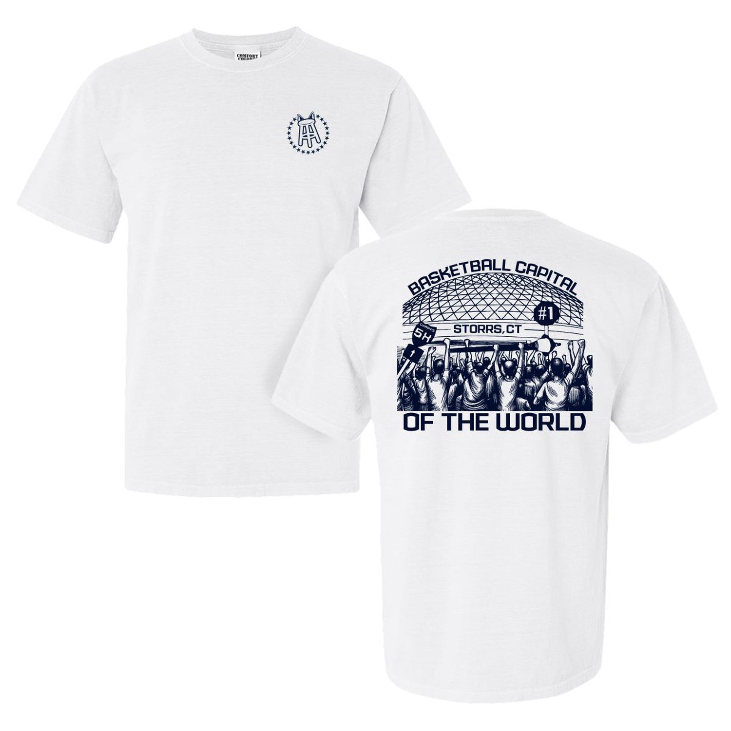 Storrs Basketball Capital Tee - Barstool U T-Shirts & Merch