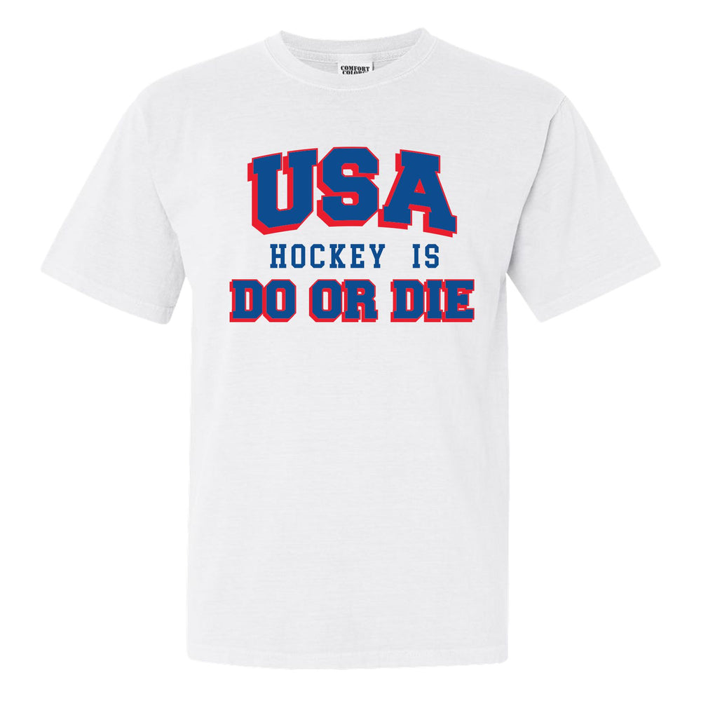 USA Do or Die II Tee-T-Shirts-Spittin Chiclets-White-S-Barstool Sports