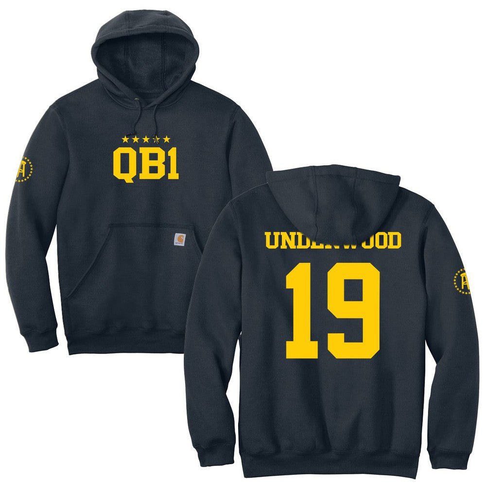 QB1 MI Premium Hoodie-Hoodies & Sweatshirts-Barstool Sports-Barstool Sports