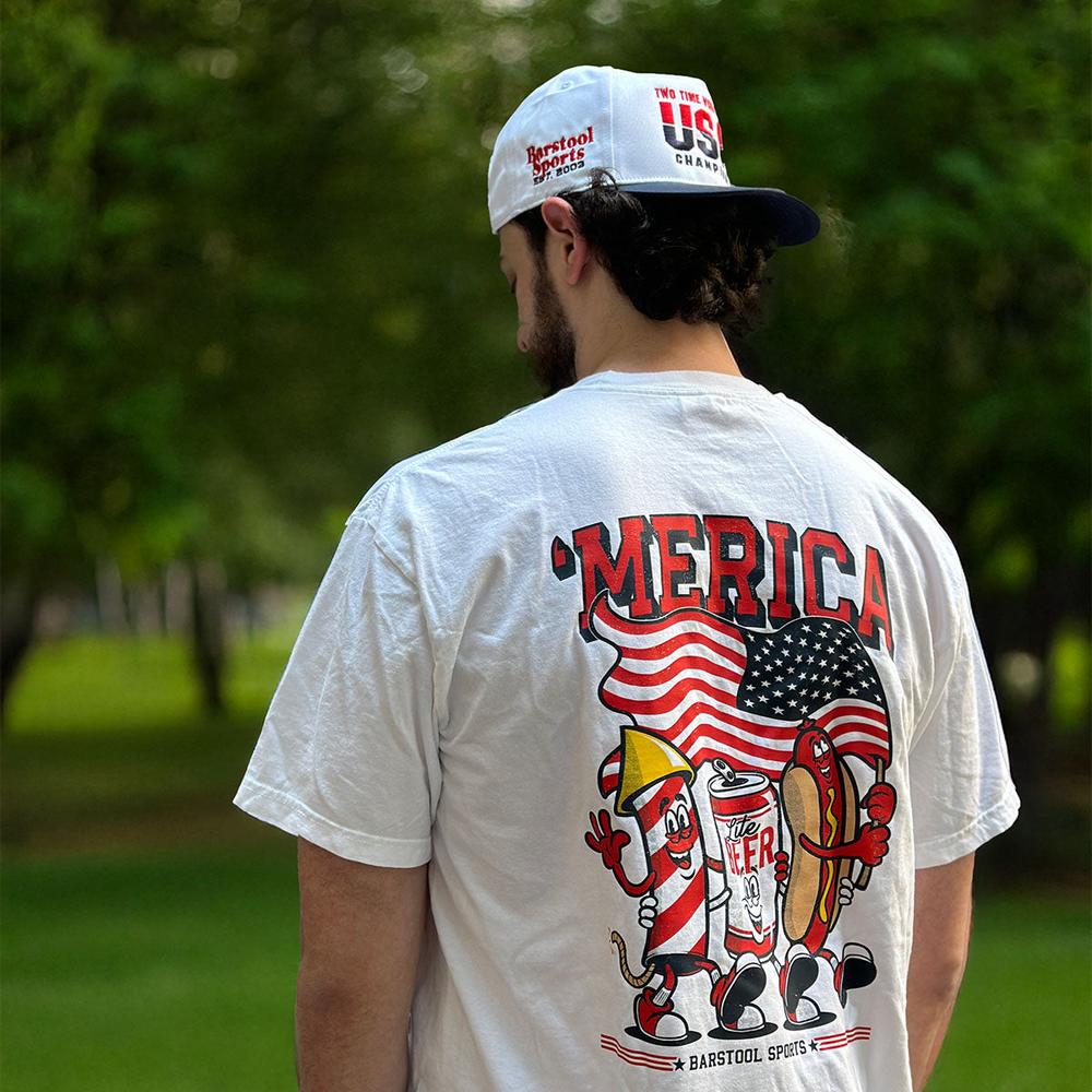 'Merica Pocket Tee-T-Shirts-Barstool Sports-Barstool Sports