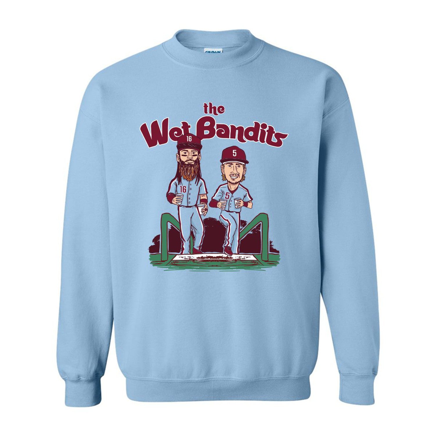 The Wet Bandits Phl Tee | Barstool Sports Light Blue