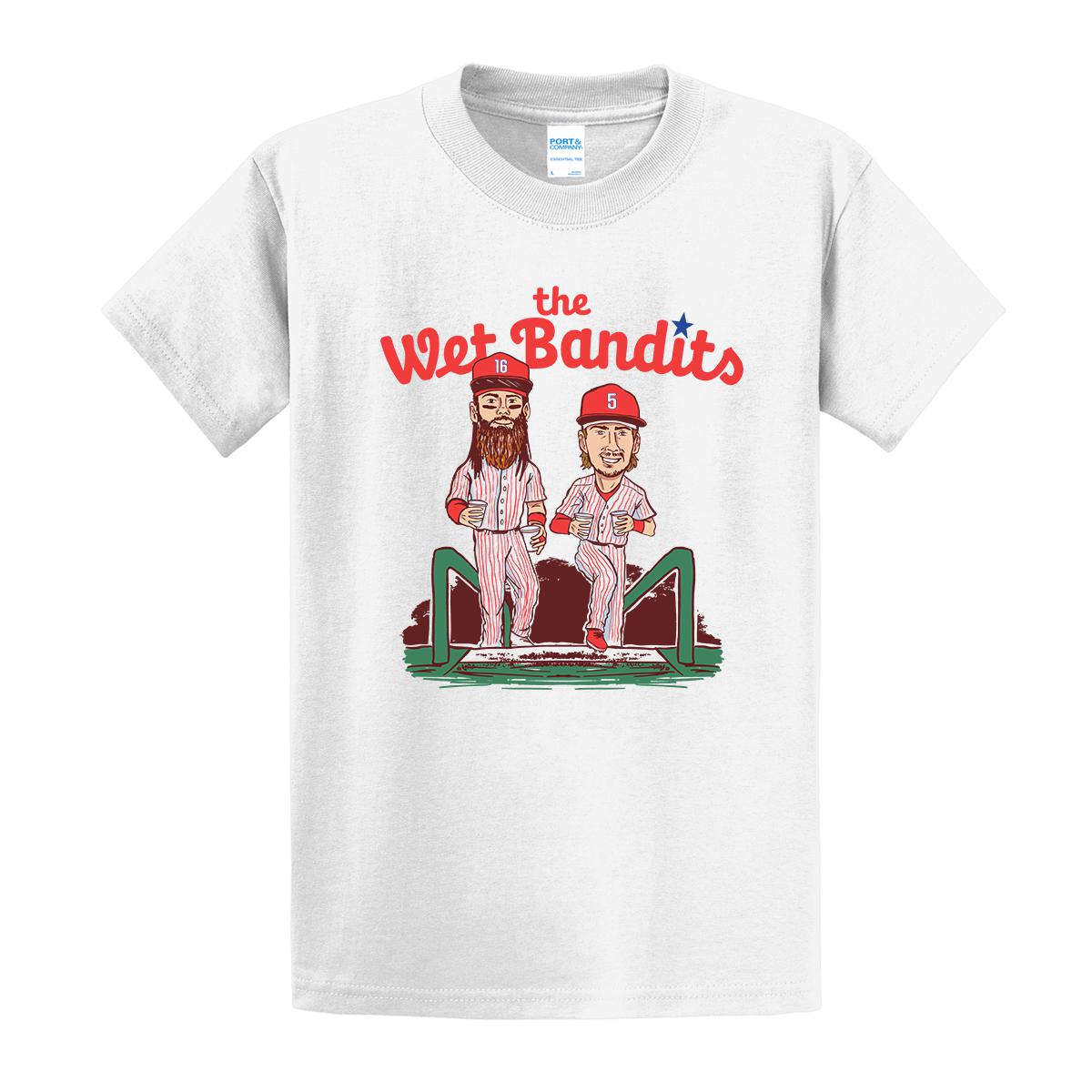 The Wet Bandits PHL Tee-T-Shirts-Barstool Sports-White-S-Barstool Sports