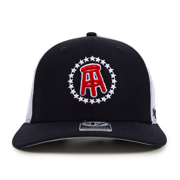 '47 x Barstool Logo Trucker Hat-Hats-Barstool Sports-Barstool Sports